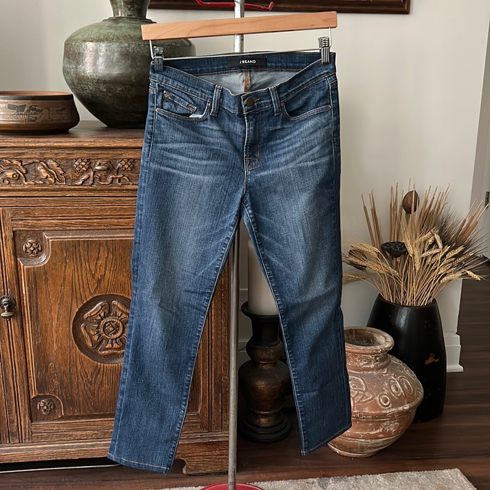 J Brand Dark Wash Jeans Skylar - Picture 1 of 10
